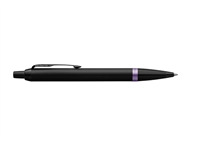 Een Balpen Parker IM black purple vibrant ring medium koop je bij VHK Kantoorartikelen