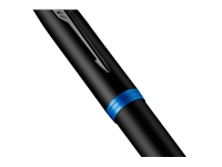 Een Vulpen Parker IM black blue vibrant ring fijn koop je bij VHK Kantoorartikelen