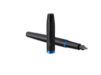 Een Vulpen Parker IM black blue vibrant ring fijn koop je bij VHK Kantoorartikelen