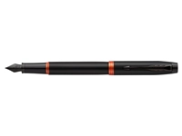 Een Vulpen Parker IM black orange vibrant ring fijn koop je bij VHK Kantoorartikelen