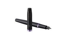 Een Vulpen Parker IM black purple vibrant ring medium koop je bij VHK Kantoorartikelen