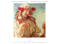 Een Kalender 2025 Helma 365 34x48.5cm Alfons Mucha koop je bij VHK Kantoorartikelen