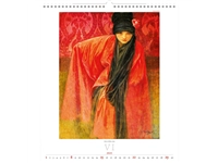 Een Kalender 2025 Helma 365 34x48.5cm Alfons Mucha koop je bij VHK Kantoorartikelen