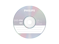 Een DVD+RW Philips 4.7GB 4x SP 10 stuks koop je bij Hoekmankantoorartikelen.nl