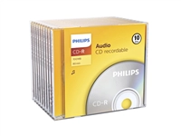 Een CD-R Philips 80Min audio JC 10 stuks koop je bij Hoekmankantoorartikelen.nl