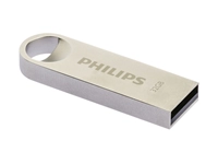 Een USB-stick 2.0 Philips moon vintage silver 32GB koop je bij VHK Kantoorartikelen