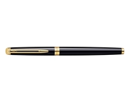 Een Vulpen Waterman Hémisphère black lacquer GT medium koop je bij VHK Kantoorartikelen