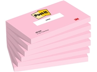 Een Memoblok Post-it 655 76x127mm gelijnd roze 6 stuks koop je bij Hoekmankantoorartikelen.nl