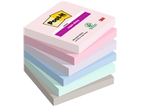 Een Memoblok Post-it 654 Super Sticky 76x76mm Soulful 6 stuks koop je bij Hoekmankantoorartikelen.nl