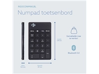 Een Toetsenbord R-Go Ergonomisch Numpad Break Wireless koop je bij Hoekmankantoorartikelen.nl