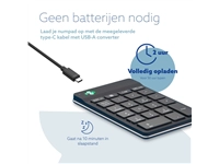 Een Toetsenbord R-Go Ergonomisch Numpad Break Wireless koop je bij Hoekmankantoorartikelen.nl