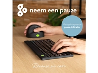 Een Toetsenbord R-Go Ergonomisch Compact Break QWERTY koop je bij Hoekmankantoorartikelen.nl