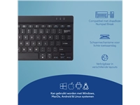 Een Toetsenbord R-Go Ergonomisch Compact Break QWERTY koop je bij Hoekmankantoorartikelen.nl