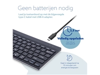 Een Toetsenbord R-Go Ergonomisch Compact Break QWERTY koop je bij Hoekmankantoorartikelen.nl