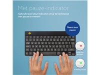 Een Toetsenbord R-Go Ergonomisch Compact Break QWERTY koop je bij Hoekmankantoorartikelen.nl