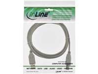 Een Kabel InLine USB-A USB-B 2.0 M 1.8 meter beige koop je bij VHK Kantoorartikelen