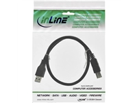 Een Kabel Inline USB-A USB-B 3.0 M 1.5 meter zwart koop je bij VHK Kantoorartikelen