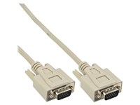 Een Kabel InLine S VGA 15HD M-M 2 meter beige en grijs koop je bij VHK Kantoorartikelen