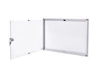 Een Binnenvitrine wand MAULextraslim whiteboard 2xA4 met slot koop je bij VHK Kantoorartikelen