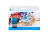 Een Duotip marker Ecoline urban landscape set 6 kleuren koop je bij VHK Kantoorartikelen