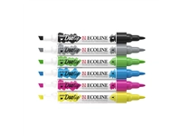 Een Duotip marker Ecoline basis set 6 kleuren koop je bij VHK Kantoorartikelen