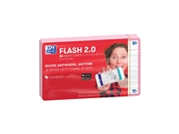 Een Flashcard Oxford 2.0 75x125mm 80 vel 250gr lijn roze koop je bij Hoekmankantoorartikelen.nl