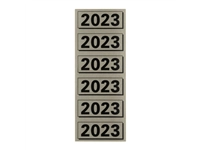 Een Rugetiket Elba 2023 57x25mm grijs koop je bij VHK Kantoorartikelen