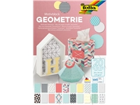 Een Papierblok Folia Geometrie 24x34cm 270gr 20 vel assorti koop je bij VHK Kantoorartikelen