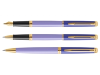 Een Balpen Waterman Hémisphère Colour Blocking purple GT medium koop je bij Hoekmankantoorartikelen.nl