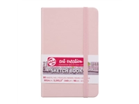 Schetsboek Talens Art Creation 80 witte vellen 140gr 90x140mm roze