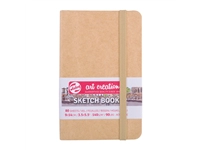 Schetsboek Talens Art Creation 80 witte vellen 140gr 90x140mm kraft