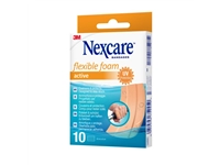 Een Wondpleister Nexcare active flexible foam waterbestendig 6x10cm 10 stuks koop je bij VHK Kantoorartikelen