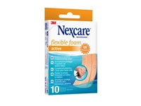 Een Wondpleister Nexcare active flexible foam waterbestendig 6x10cm 10 stuks koop je bij VHK Kantoorartikelen