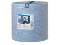 Een Poetspapier Tork Wiping Plus W1 37cmx510m blauw 130050 koop je bij Hoekmankantoorartikelen.nl