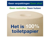 Een Toiletpapier Tork T7 hulsloos Natural Advanced midsize 2-laags 900vel 472155 koop je bij VHK Kantoorartikelen