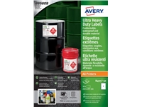 Een Etiket Avery B4775-50 210x297mm polyethyleen wit 50stuks koop je bij VHK Kantoorartikelen