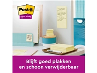 Een Memoblok Post-it 655 Super Sticky 76x127mm Canary yellow 12 stuks koop je bij Hoekmankantoorartikelen.nl