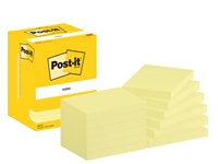 Een Memoblok Post-it 657 76x102mm geel 12 stuks koop je bij Hoekmankantoorartikelen.nl