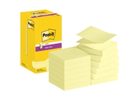 Een Memoblok Post-it Z-Note S330 Super Sticky 76x76mm geel 12 stuks koop je bij Hoekmankantoorartikelen.nl