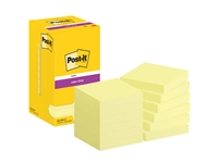 Een Memoblok Post-it 654 Super Sticky 76x76mm canary yellow 12 stuks koop je bij Hoekmankantoorartikelen.nl