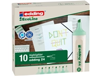 Een Markeerstift edding 24 Ecoline pastel groen koop je bij VHK Kantoorartikelen