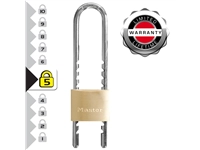 Een Hangslot MasterLock verstelbaar messing 50mm koop je bij VHK Kantoorartikelen