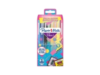 Een Fineliner Paper Mate Flair retro medium assorti blister à 16 stuks koop je bij VHK Kantoorartikelen