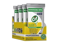 Een Reinigingsdoekjes CIF Pro formula Multi Clean&Shine 100 stuks koop je bij VHK Kantoorartikelen