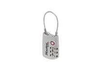 Een Hangslot Masterlock 3-cijfer combinatie TSA met kabel assorti in willekeurige kleur 30mm koop je bij VHK Kantoorartikelen