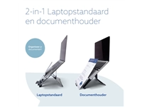 Een Laptopstandaard R-Go Riser Documenthouder koop je bij Hoekmankantoorartikelen.nl