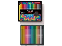 Een Viltstift STABILO Pen 68/20 Arty medium assorti blik à 20 stuks koop je bij VHK Kantoorartikelen