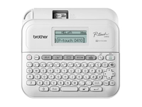 Een Labelprinter Brother P-touch TZe PT-D410 desktop qwerty 18mm wit in koffer koop je bij Hoekmankantoorartikelen.nl