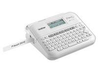 Een Labelprinter Brother P-touch TZe PT-D410 desktop qwerty 18mm wit in koffer koop je bij Hoekmankantoorartikelen.nl