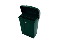 Een Brievenbus Vepa Bins met klep kunststof groen koop je bij VHK Kantoorartikelen